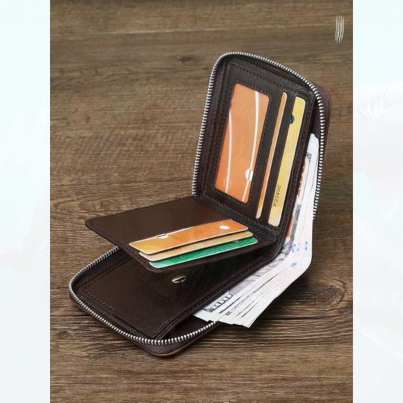 New Graphic Small Wallet coffee Brown 172 - Picture 2 of 4